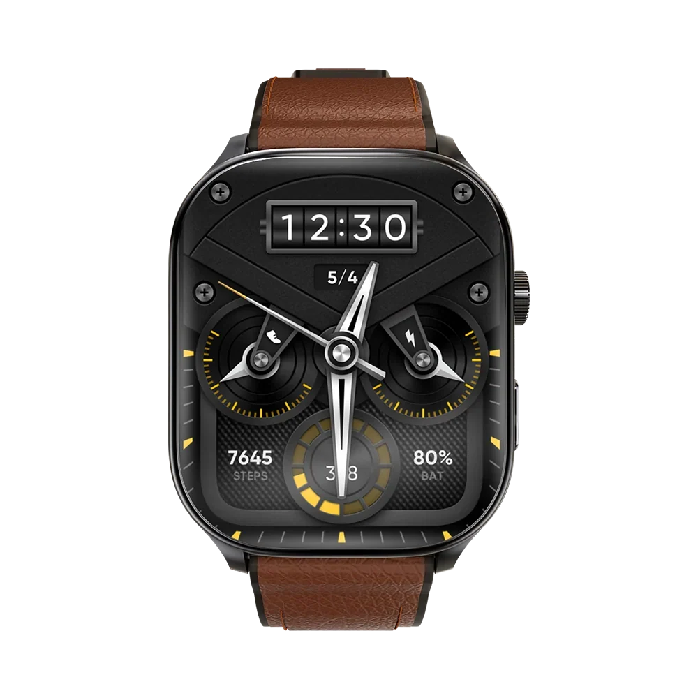 L-120 Ridge Smart Watch "Leather + Silicone"