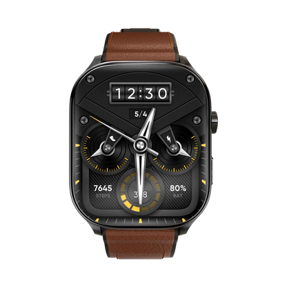L-120 Ridge Smart Watch "Leather + Silicone"