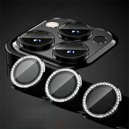 Diamond Camera Lens Protector for iphone 16series to 11series