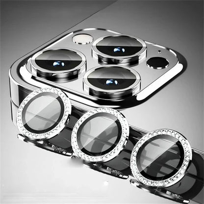 Diamond Camera Lens Protector for iphone 16series to 11series