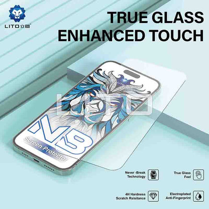 LITO HD Pro High Definition Tempered Glass Screen Protector For iPhoneS