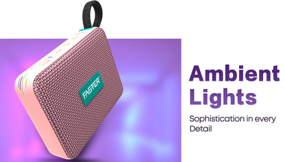 Groove X Portable Bluetooth Speaker with Colorful Lights