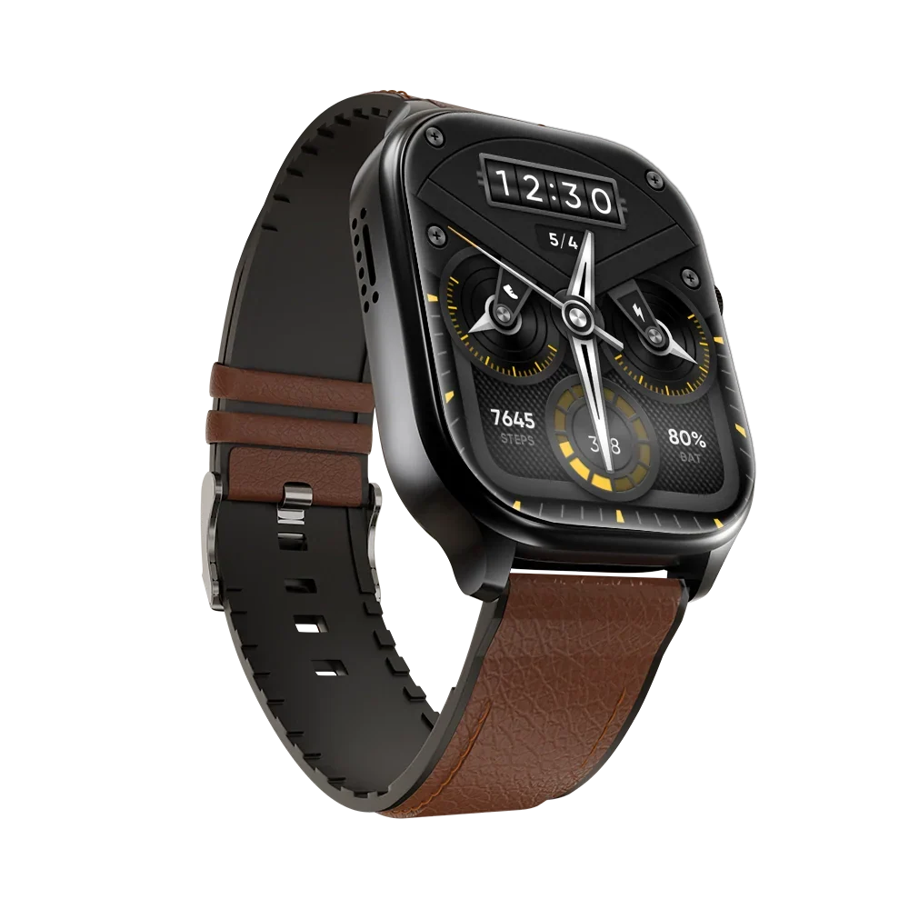 L-120 Ridge Smart Watch "Leather + Silicone"