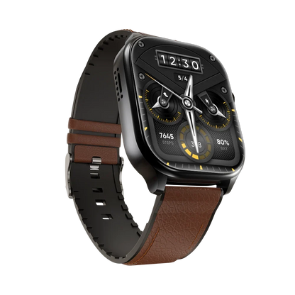 L-120 Ridge Smart Watch "Leather + Silicone"