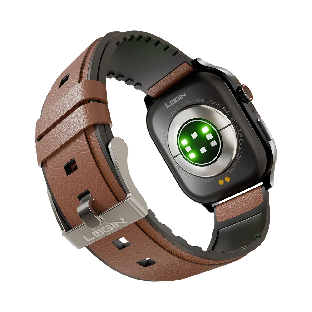 L-120 Ridge Smart Watch "Leather + Silicone"