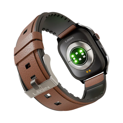 L-120 Ridge Smart Watch "Leather + Silicone"