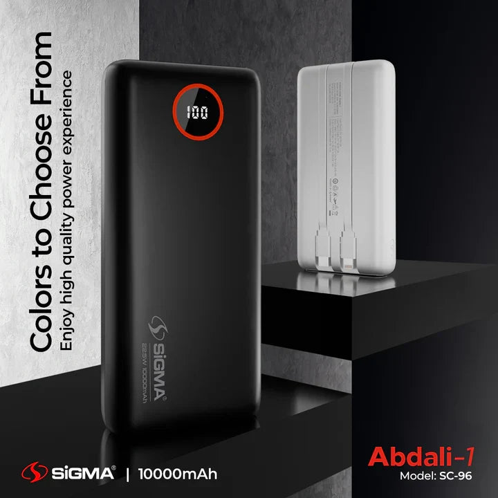 SiGMA ABDALI-1 (2in1) POWER BANK 10000 mAh SC-96