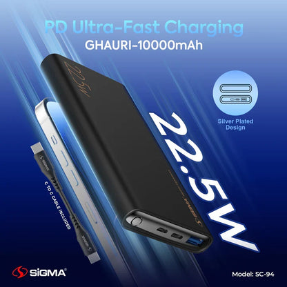 Sigma Ghauri Power Bank 10000mAh SC-94
