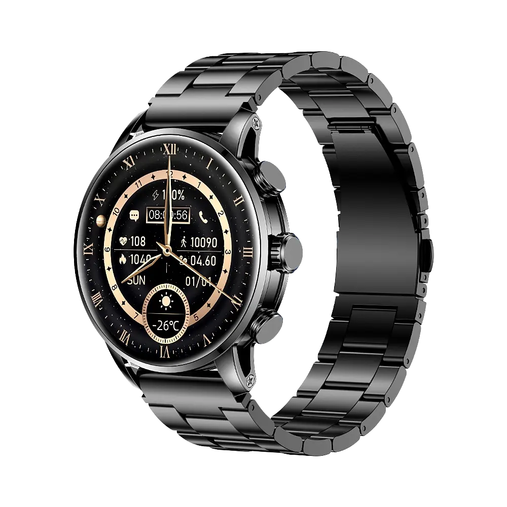L-108 Royal Smart Watch "Black Chain"