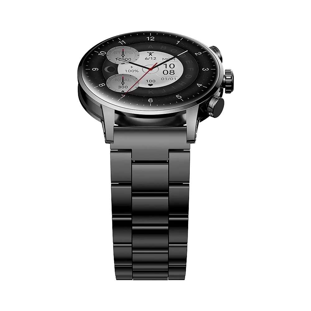 L-108 Royal Smart Watch "Black Chain"