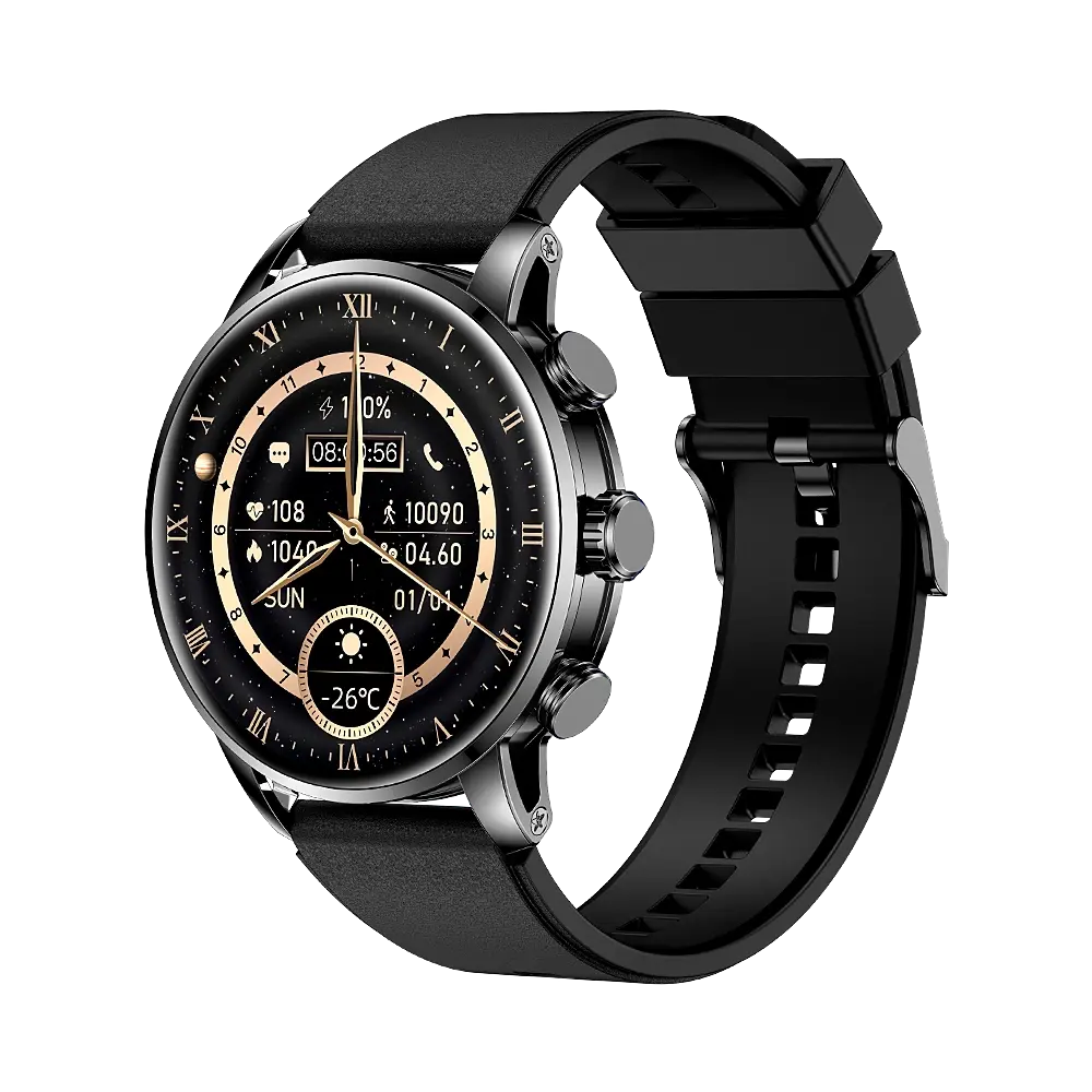 L-108 Royal Smart Watch "Black Chain"