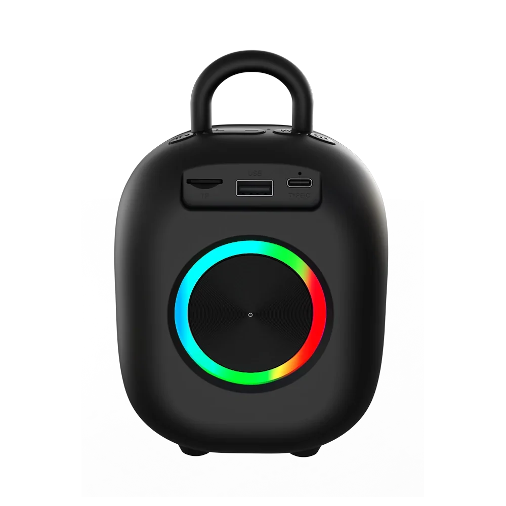 L-273 Ravok Portable Wireless Speaker RGB Glow Beats | Mobile Built-in Holder
