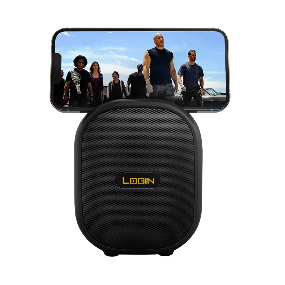 L-273 Ravok Portable Wireless Speaker RGB Glow Beats | Mobile Built-in Holder