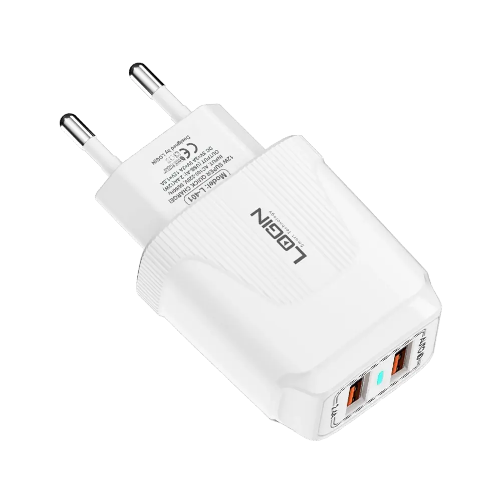 L-401 Charger 2.4A | Micro | Type-C