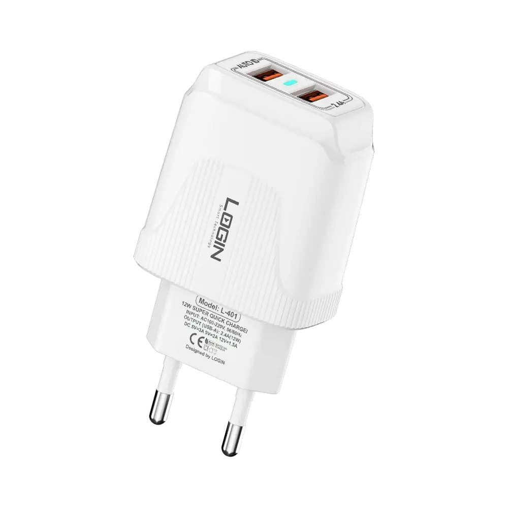 L-401 Charger 2.4A | Micro | Type-C