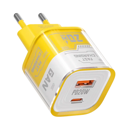 L-411 Charger GAN 20w PD | Micro | Type-C | PD to PD