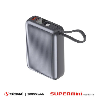 SIGMA-M5 MINI POWERBANK 20000 mAh 45W