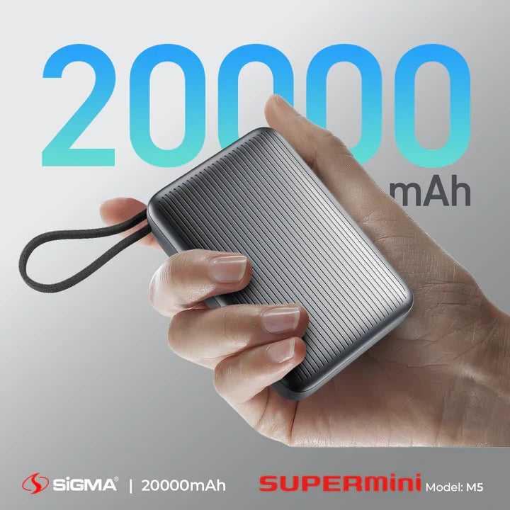 SIGMA-M5 MINI POWERBANK 20000 mAh 45W