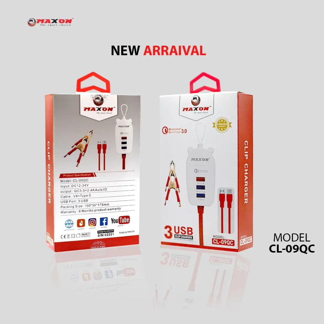 Maxon CL-09QC Clip Charger