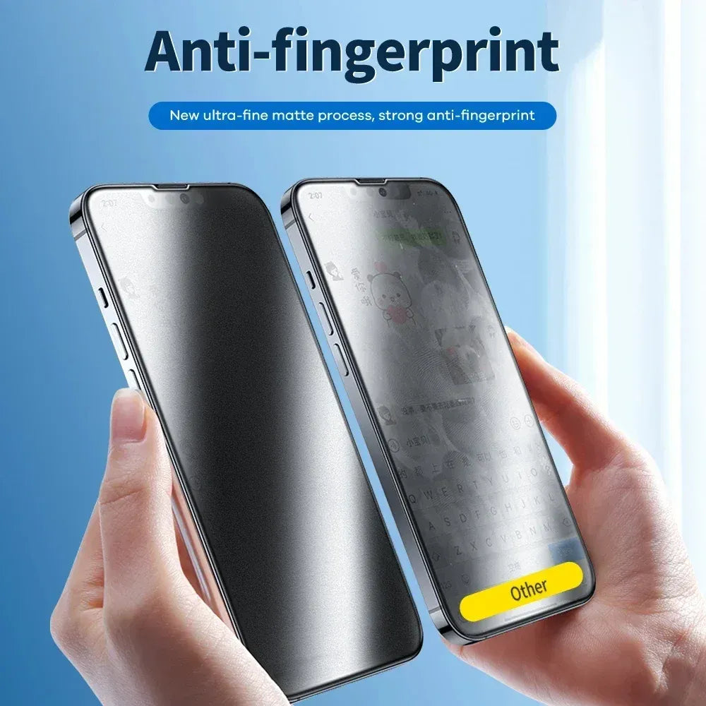 "MATTE + PRIVACY" Tempered Glass For iPhone 16 series