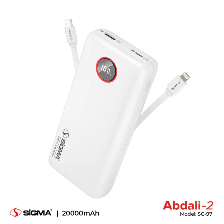 SiGMA ABDALI-2 (2in1) POWER BANK 20000 mAh SC-97