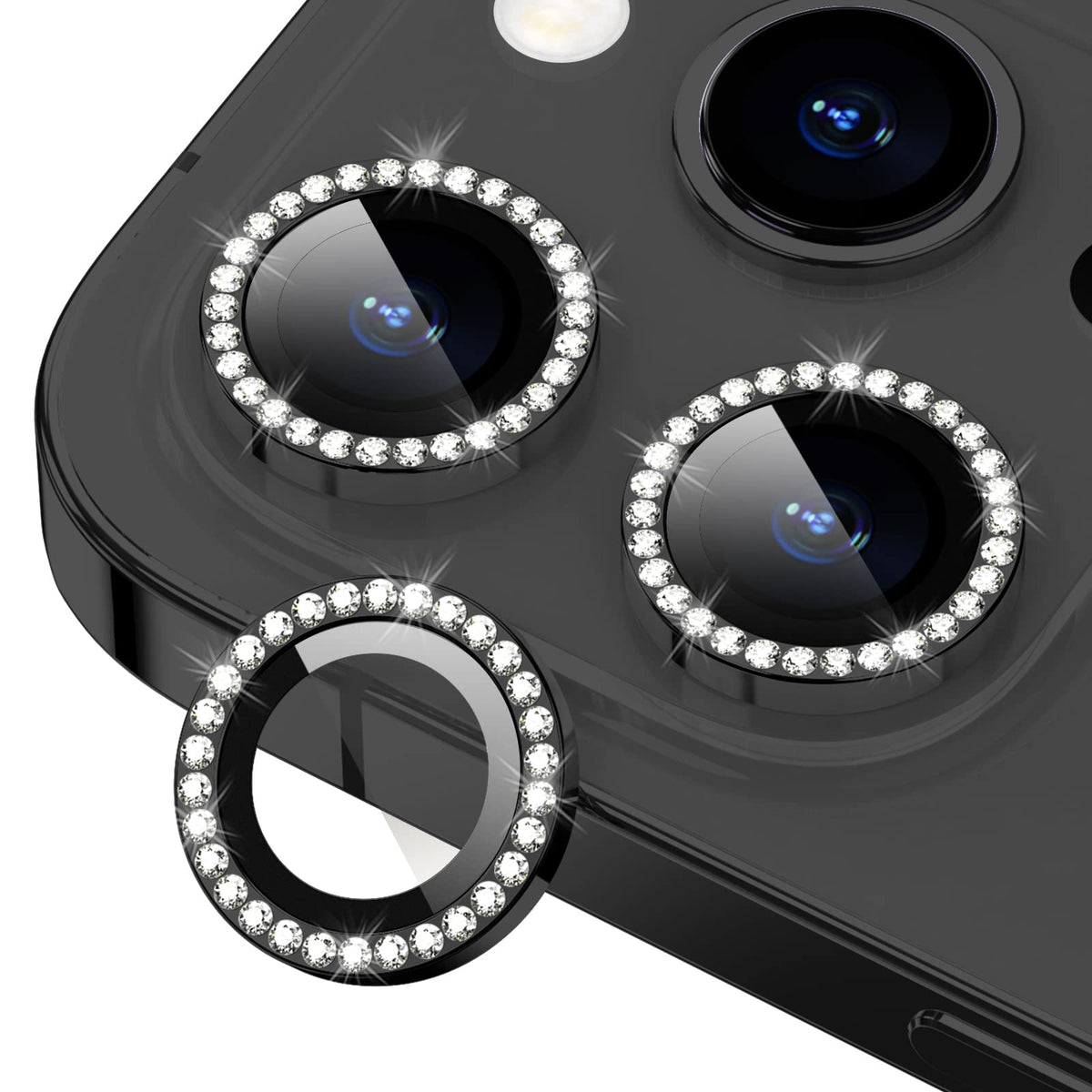 Diamond Camera Lens Protector for iphone 16series to 11series