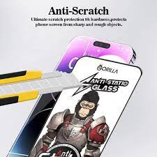 iPhone 17 Pro Max - Full Coverage GORILLA Tempered Glass – Anti-Fingerprint, Dustproof & Smooth Touch