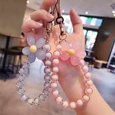 Bracelet for Mobile Phones Case(Pearl Charms) fancy Mobile holders