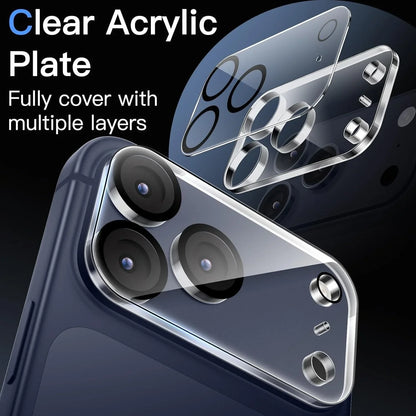 iPhone 17Pro Max & 17pro - Ultra Clear 9H Tempered Glass Camera Lens Protector