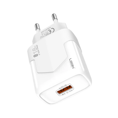 LT-410 Charger 18w | QC 5.0 | Micro | Type-C | IOS