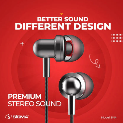 Sigma Premium Stereo handfree S14