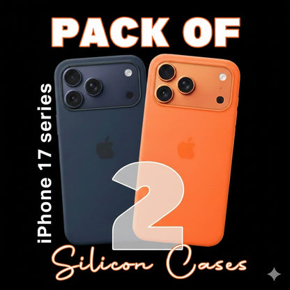 Pack of Two Silicon Cases (iPhone 17 series)