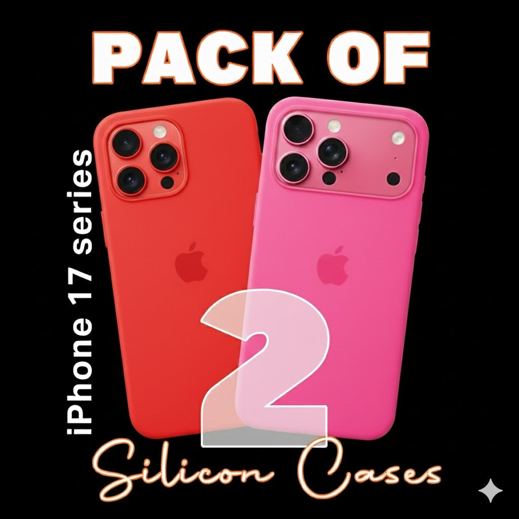 Pack of Two Silicon Cases (iPhone 17 series)