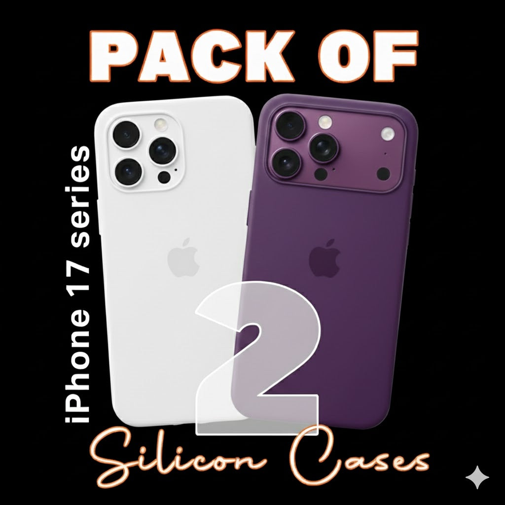 Pack of Two Silicon Cases (iPhone 17 series)