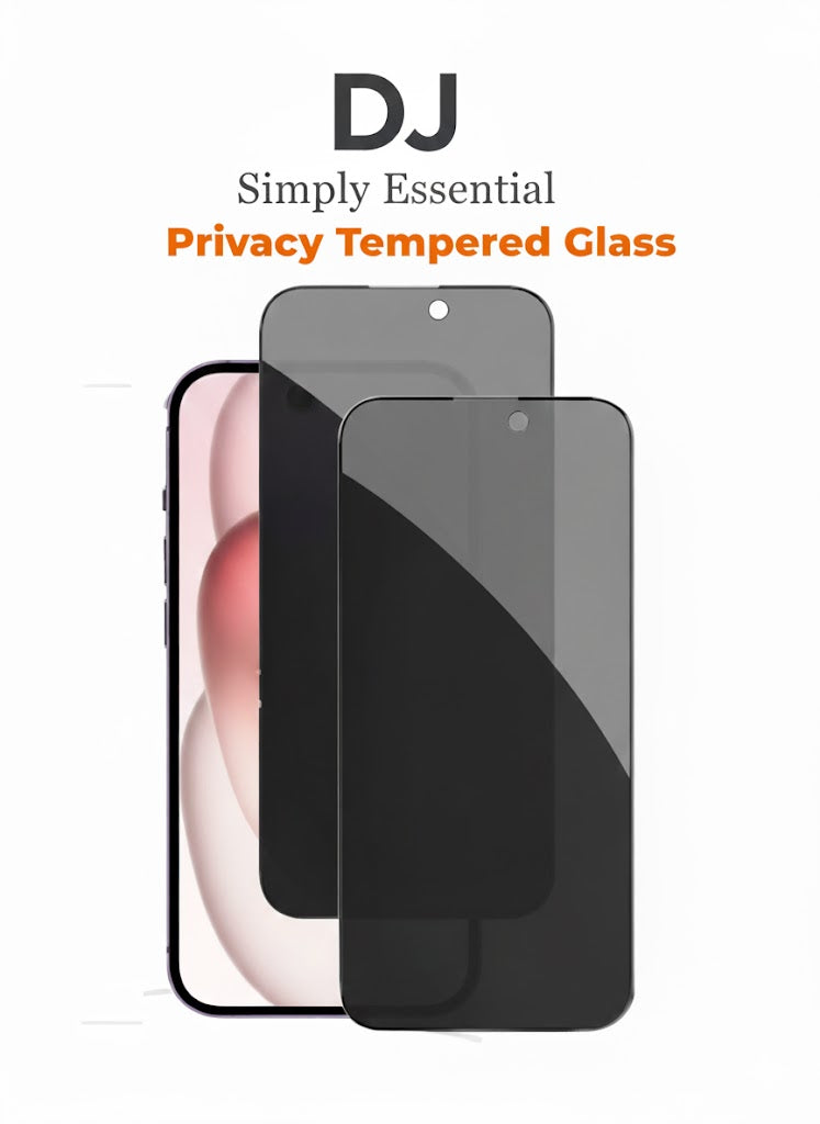 "PACK of 2" Privacy Tempered Glass For IPhone 17series to 10series